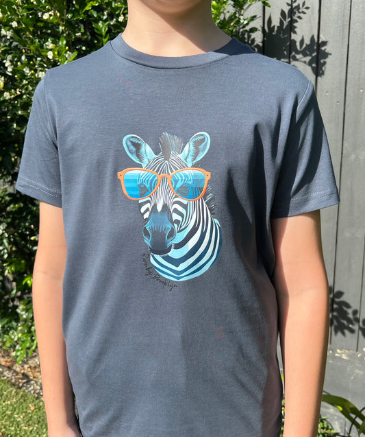 Cool Zebra Youth T-Shirt